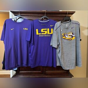 3 LSU Nike Dri Fit for $18